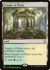 Temple of Plenty [Phyrexia: All Will Be One Commander] | Good Games Morley