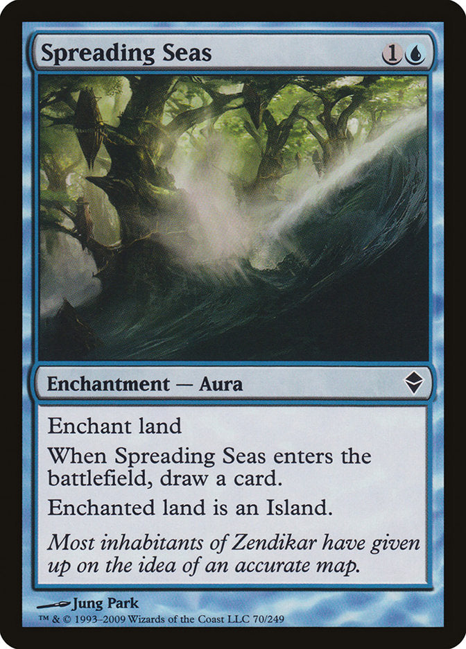 Spreading Seas 70/249 (Zendikar)  - Foil | Good Games Morley