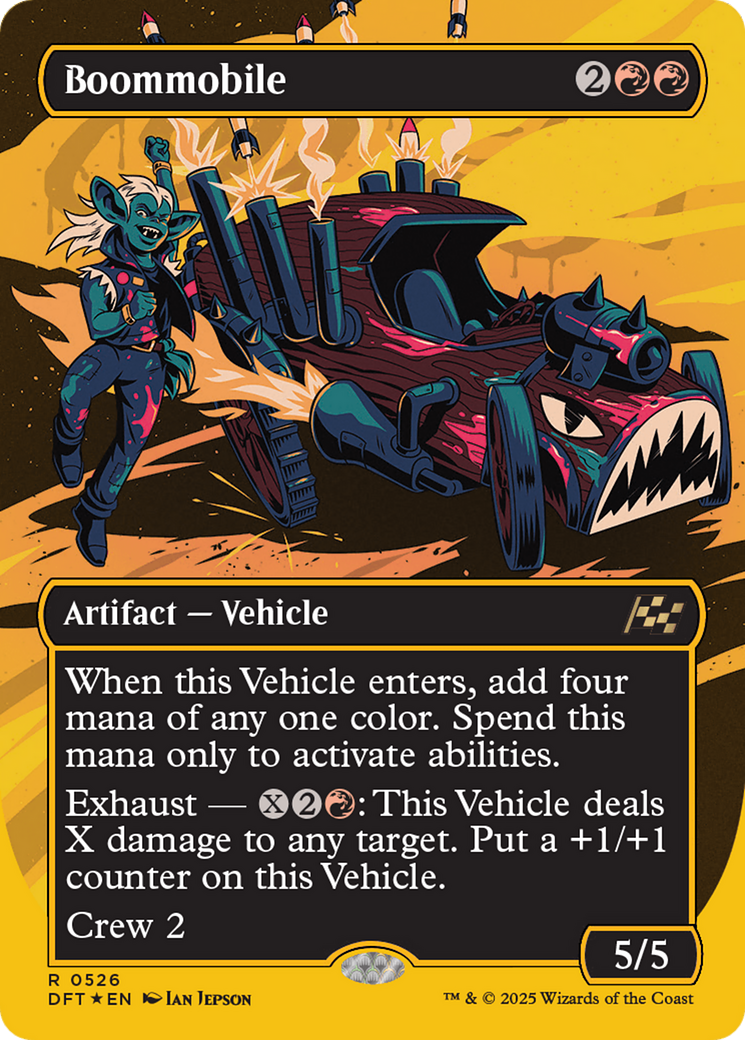 Boommobile (Borderless) (First-Place Foil) [Aetherdrift] | Good Games Morley