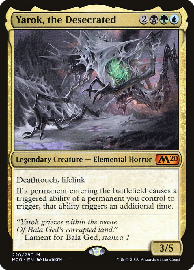 Yarok, the Desecrated 220/280 (Core Set 2020)  | Good Games Morley