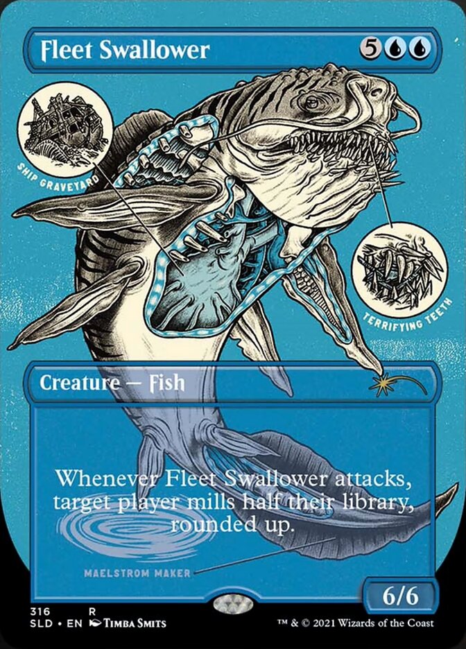 Fleet Swallower (Borderless) [Secret Lair Drop Series] | Good Games Morley