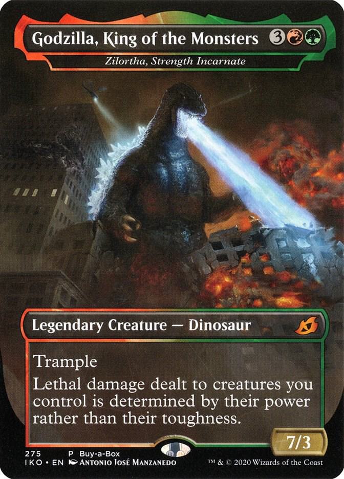 Godzilla King of the Monsters Zilortha Strength Incarnate 275 (Buy-A-Box Promos)  | Good Games Morley
