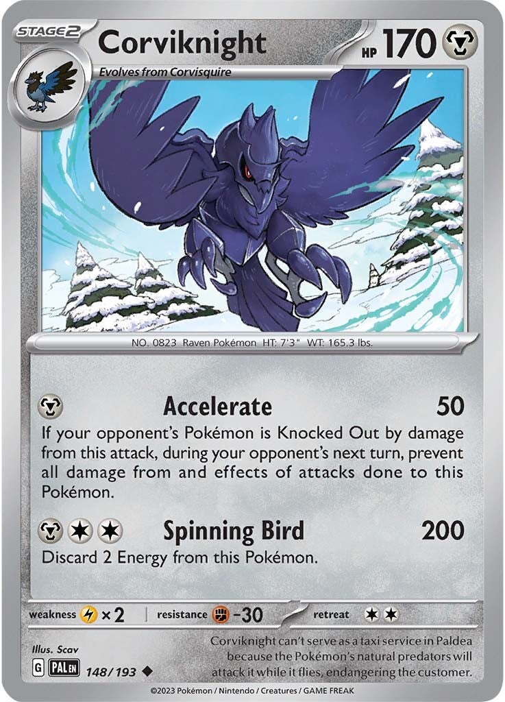 Corviknight (148/193) [Scarlet & Violet: Paldea Evolved] | Good Games Morley