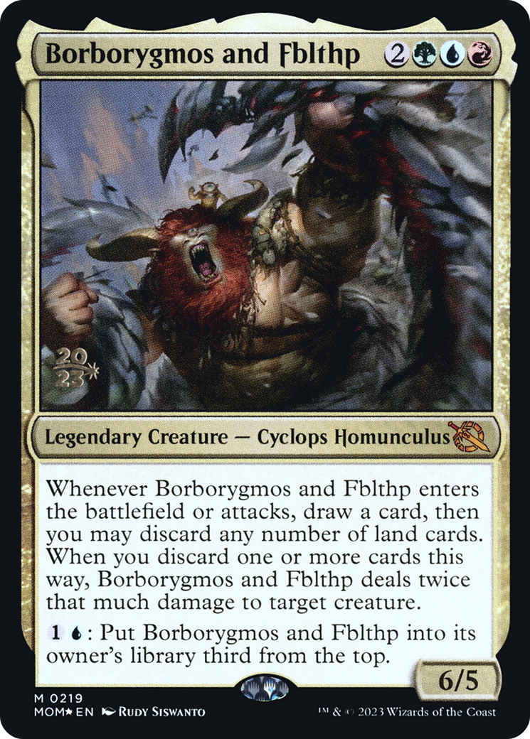 Borborygmos and Fblthp [March of the Machine Prerelease Promos] | Good Games Morley