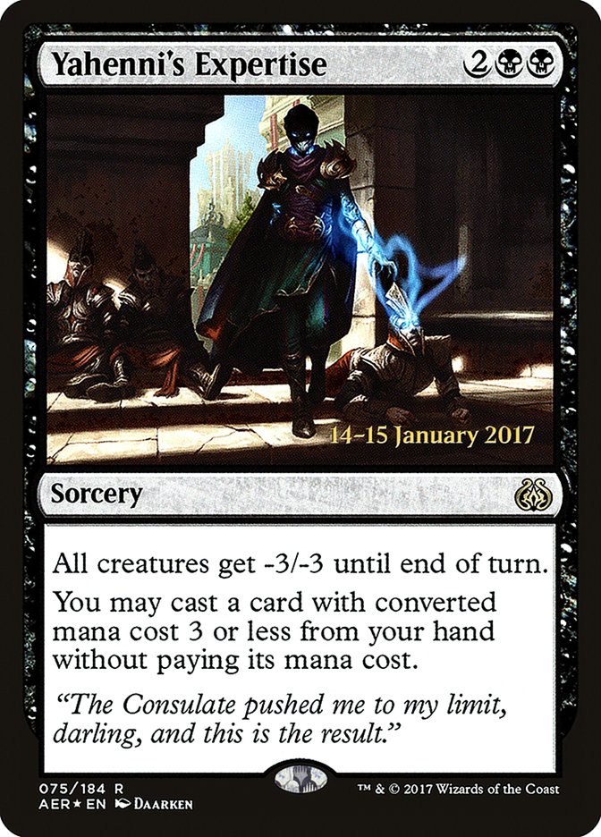 Yahenni's Expertise [Aether Revolt Prerelease Promos] | Good Games Morley