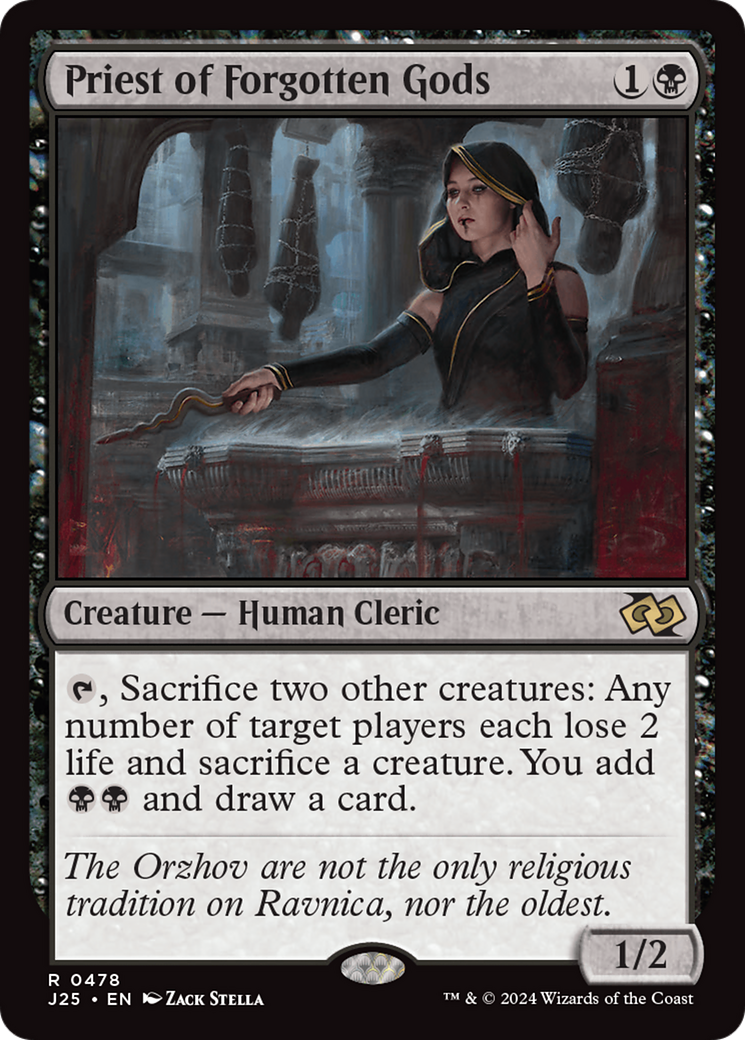 Priest of Forgotten Gods [Foundations Jumpstart] | Good Games Morley