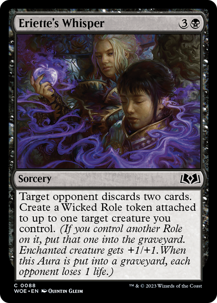 Eriette's Whisper [Wilds of Eldraine] | Good Games Morley