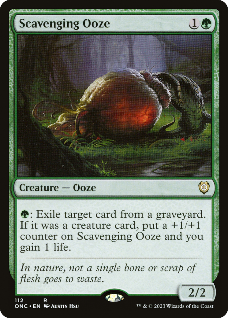 Scavenging Ooze [Phyrexia: All Will Be One Commander] | Good Games Morley