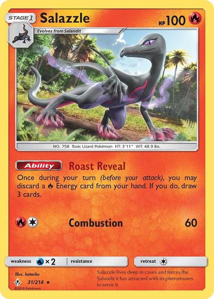 Salazzle 31/214 (SM - Unbroken Bonds)  | Good Games Morley
