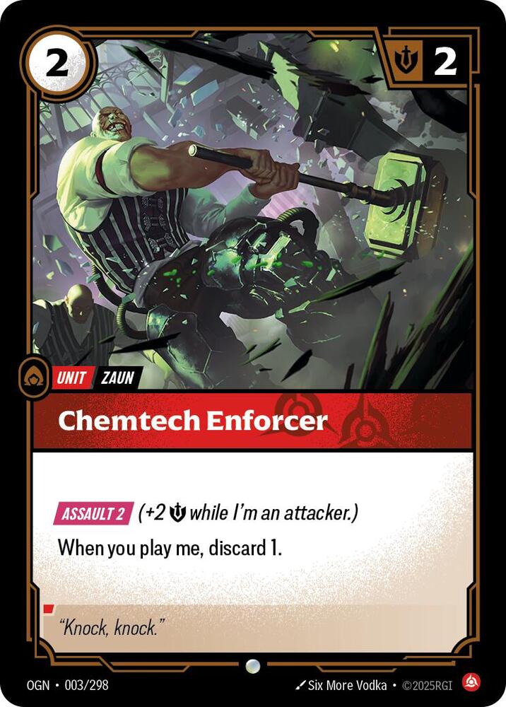 Chemtech Enforcer 003/298 (Origins)  | Good Games Morley