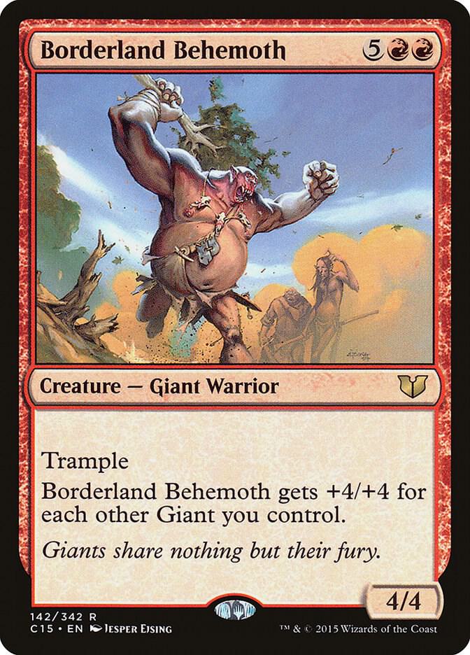 Borderland Behemoth 142/342 (Commander 2015)  | Good Games Morley