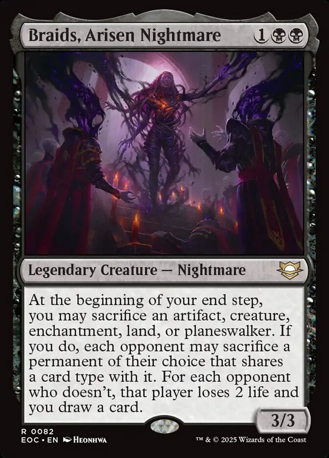 Braids Arisen Nightmare 82 (Commander: Edge of Eternities)  | Good Games Morley