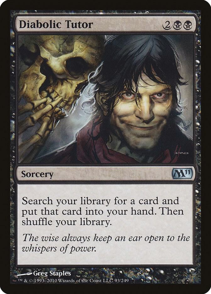 Diabolic Tutor 93/249 (Magic 2011 (M11))  | Good Games Morley