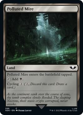 Polluted Mire 288/617 (Universes Beyond: Warhammer 40,000)  | Good Games Morley