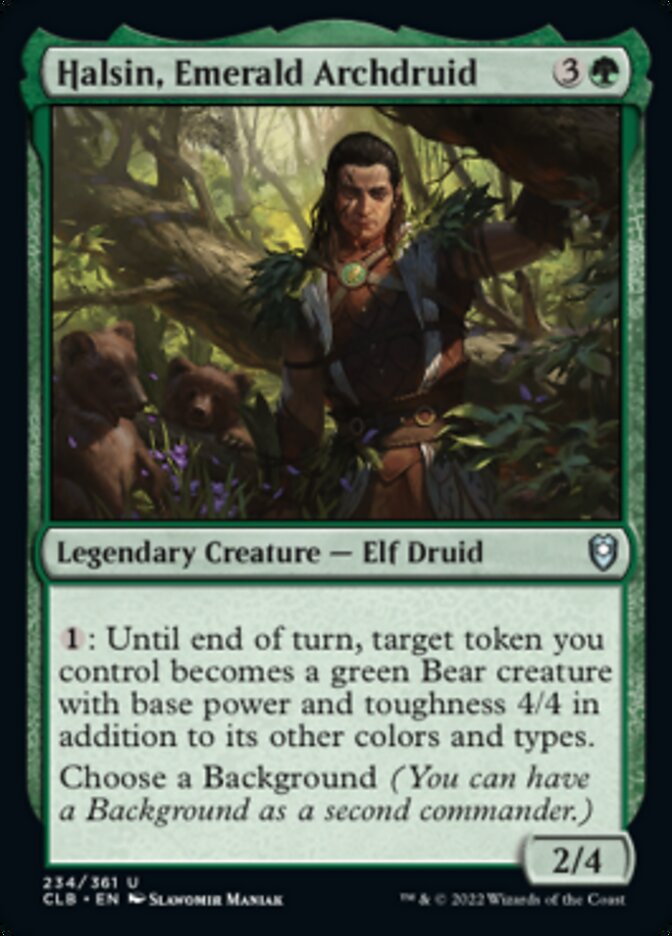 Halsin, Emerald Archdruid [Commander Legends: Battle for Baldur's Gate] | Good Games Morley