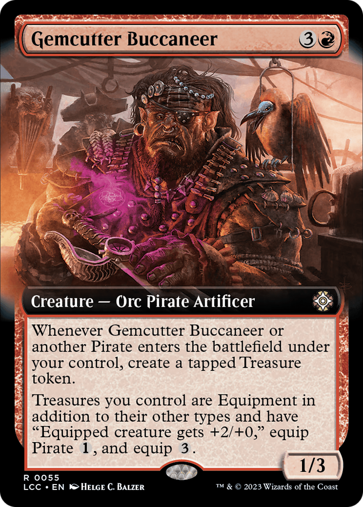 Gemcutter Buccaneer (Extended Art) [The Lost Caverns of Ixalan Commander] | Good Games Morley