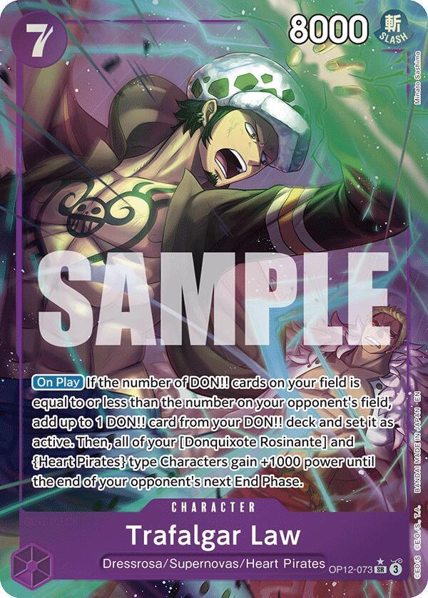 Trafalgar Law OP12-073 (Legacy of the Master)  - Alternate Art Foil | Good Games Morley
