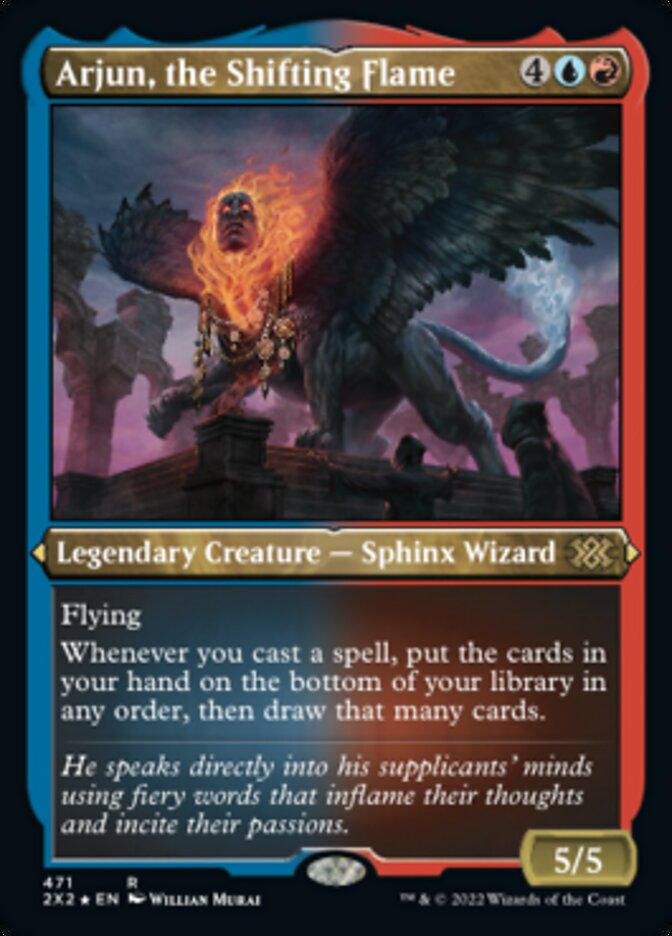 Arjun, the Shifting Flame (Foil Etched) [Double Masters 2022] | Good Games Morley