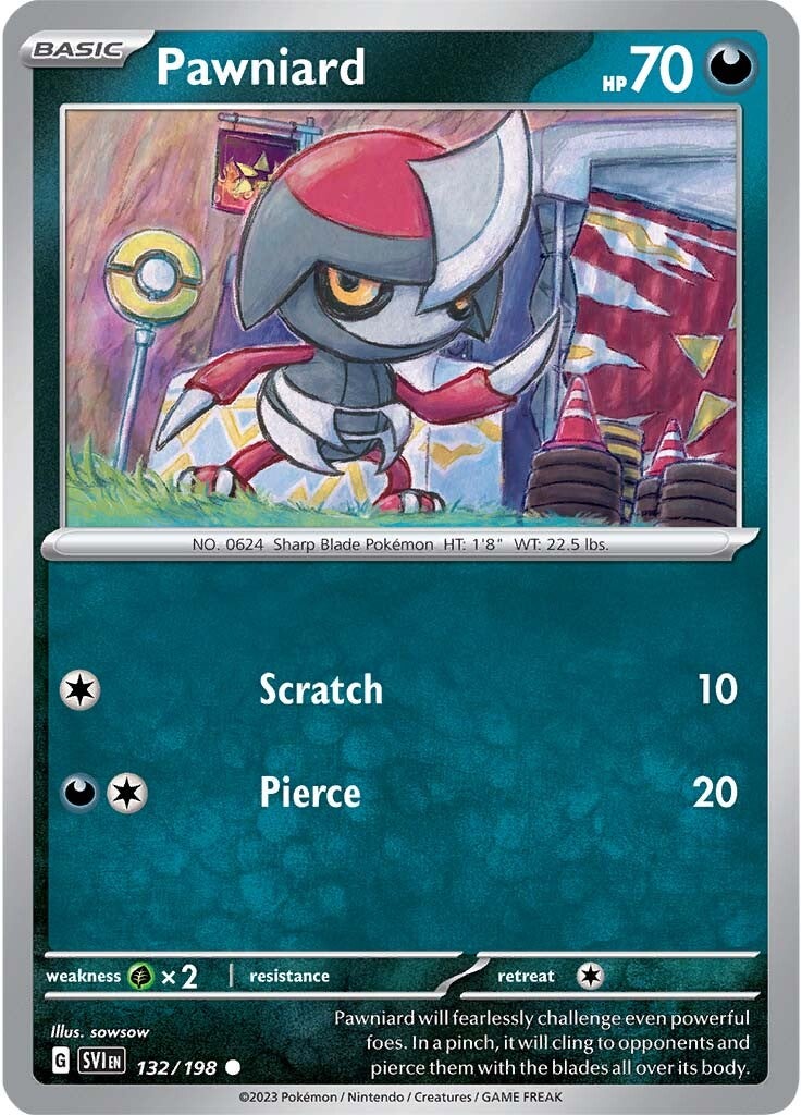 Pawniard (132/198) [Scarlet & Violet: Base Set] | Good Games Morley