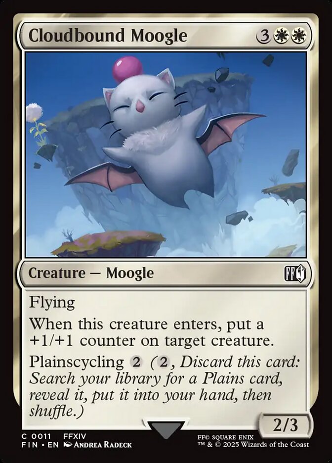 Cloudbound Moogle 11 (FINAL FANTASY)  | Good Games Morley