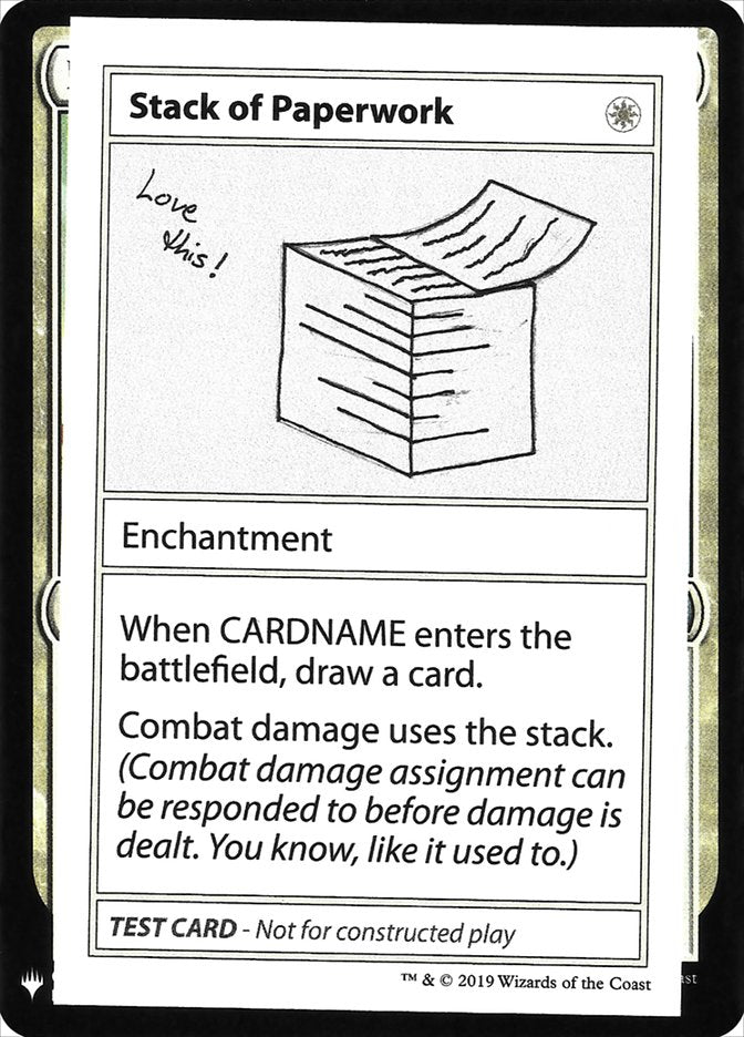 Stack of Paperwork [Mystery Booster Playtest Cards] | Good Games Morley