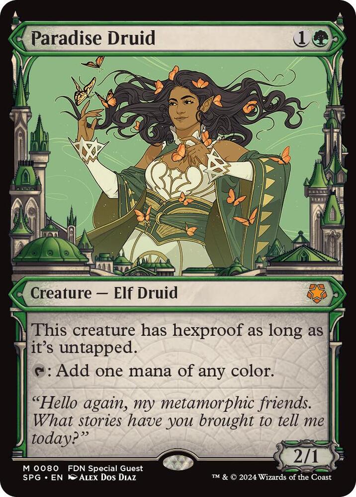 Paradise Druid 80 (Special Guests)  - Showcase Foil | Good Games Morley