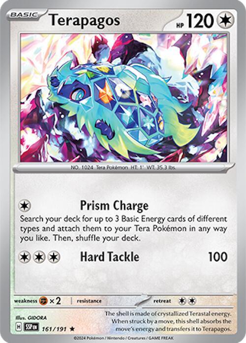 Terapagos 161/191 (SV08: Surging Sparks)  - Holofoil | Good Games Morley