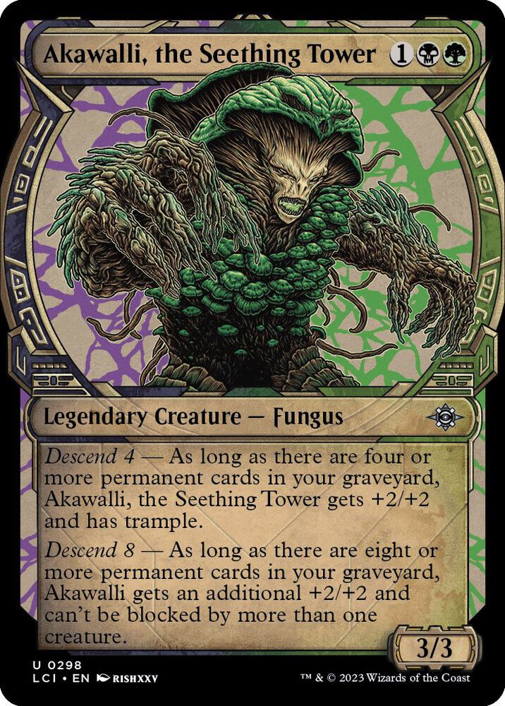 Akawalli, the Seething Tower 298/291 (The Lost Caverns of Ixalan)  - Showcase Foil | Good Games Morley