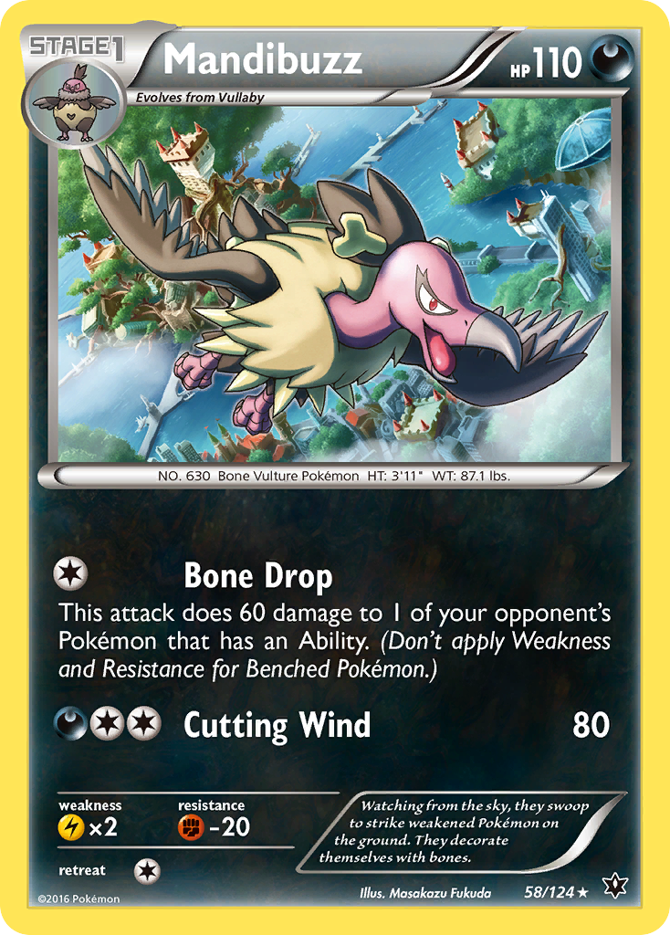 Mandibuzz (58/124) [XY: Fates Collide] | Good Games Morley