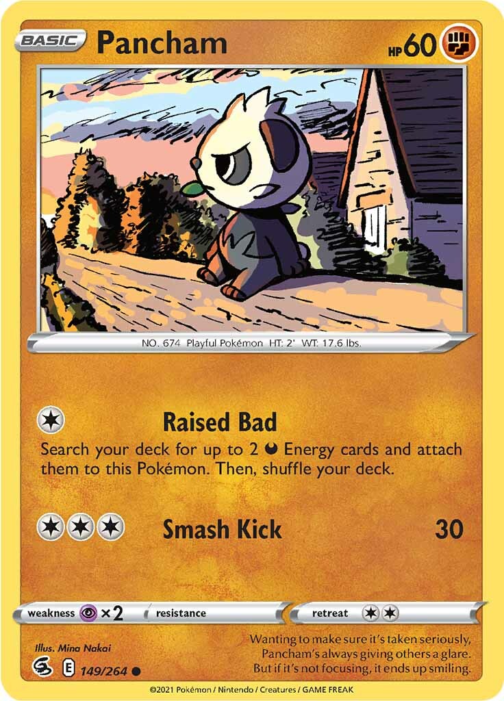 Pancham (149/264) [Sword & Shield: Fusion Strike] | Good Games Morley