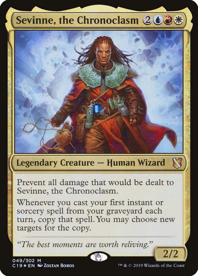 Sevinne, the Chronoclasm 49/302 (Commander 2019)  - Foil | Good Games Morley