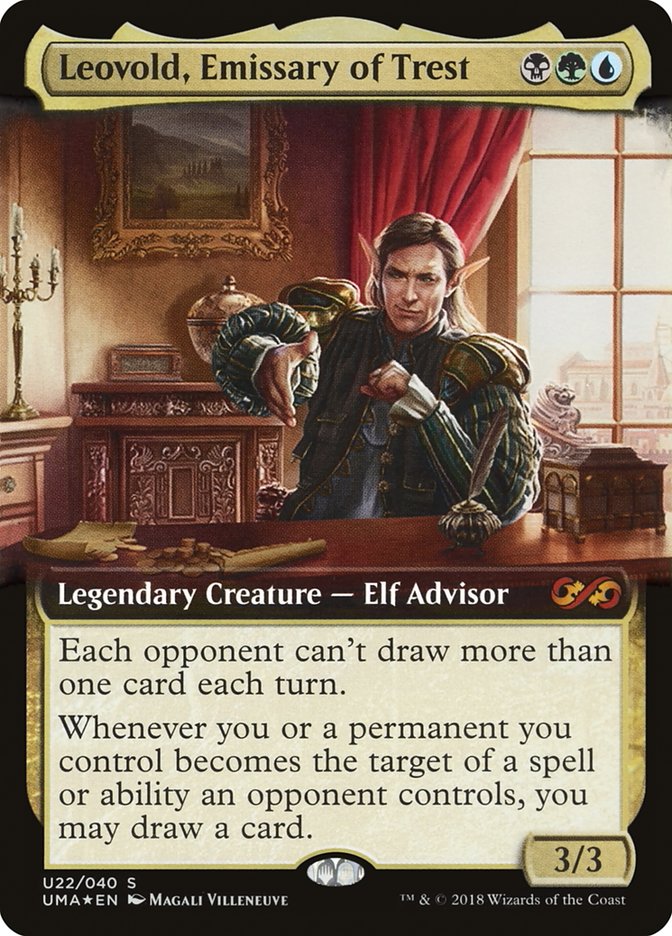 Leovold, Emissary of Trest (Topper) [Ultimate Masters Box Topper] | Good Games Morley