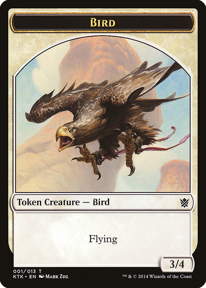 Bird Token [Khans of Tarkir Tokens] | Good Games Morley