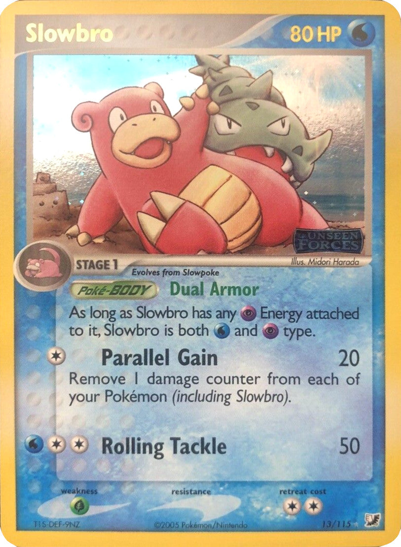 Slowbro (13/115) (Stamped) [EX: Unseen Forces] | Good Games Morley