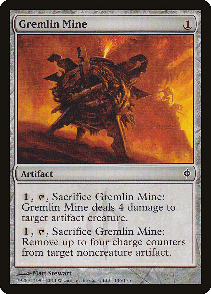 Gremlin Mine 136/175 (New Phyrexia)  - Foil | Good Games Morley