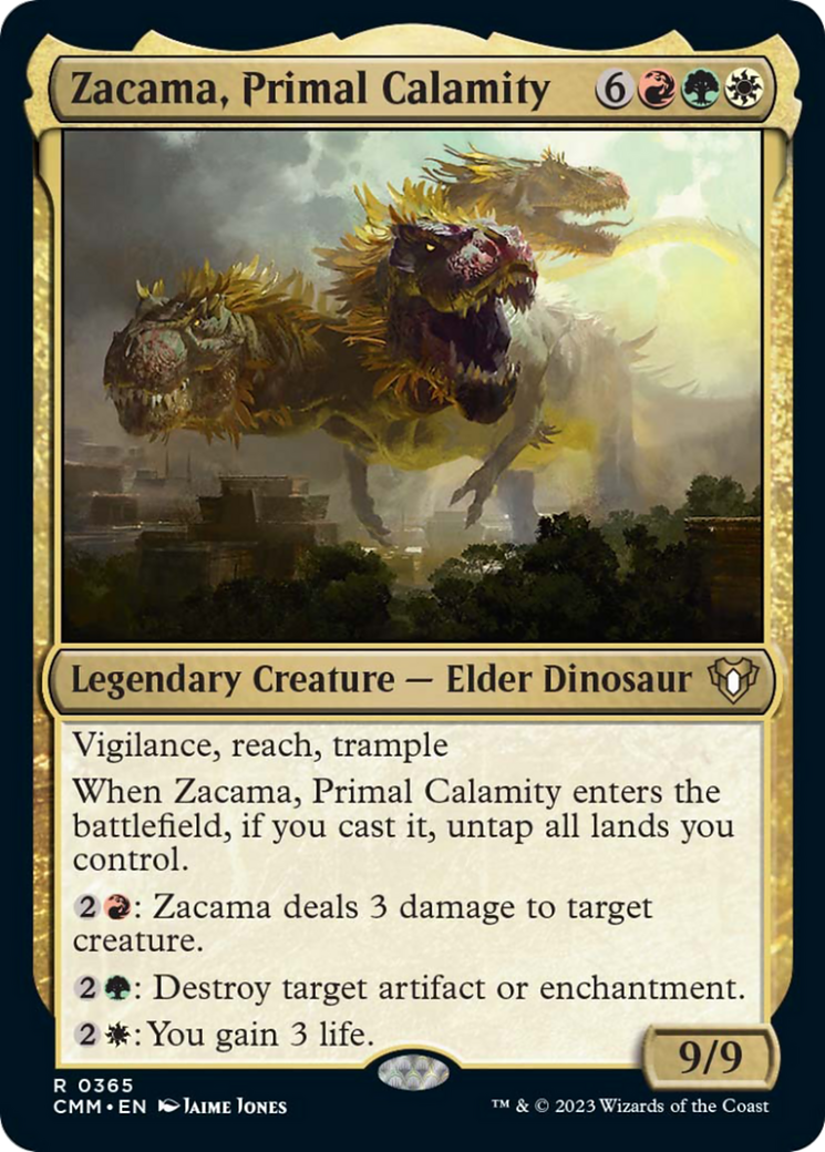 Zacama, Primal Calamity [Commander Masters] | Good Games Morley