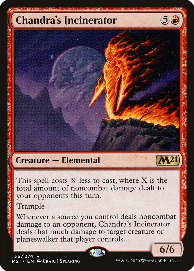 Chandra's Incinerator 136 (Core Set 2021)  | Good Games Morley