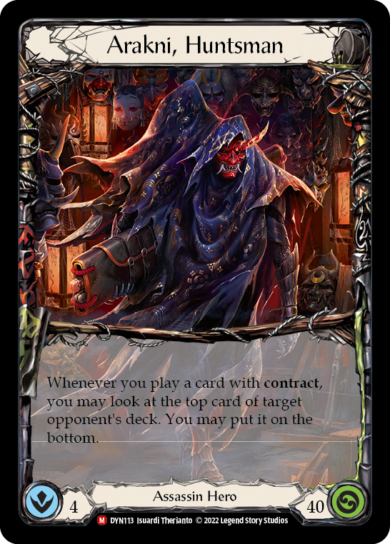 Arakni, Huntsman [DYN113] (Dynasty)  Rainbow Foil | Good Games Morley