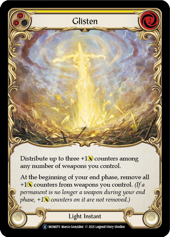 Glisten (Yellow) [U-MON070] (Monarch Unlimited)  Unlimited Normal | Good Games Morley