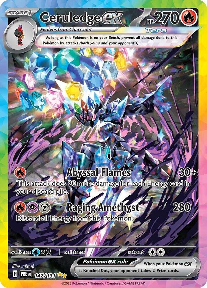 Ceruledge ex 147/131 (SV: Prismatic Evolutions)  - Holofoil | Good Games Morley