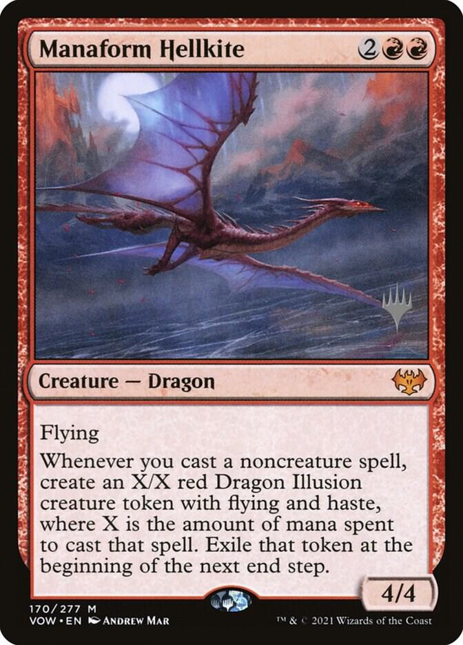 Manaform Hellkite 170 (Promo Pack: Kamigawa: Neon Dynasty)  | Good Games Morley