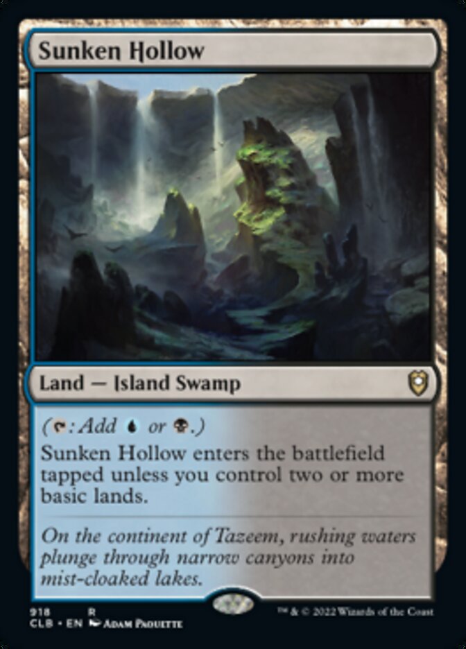 Sunken Hollow [Commander Legends: Battle for Baldur's Gate] | Good Games Morley