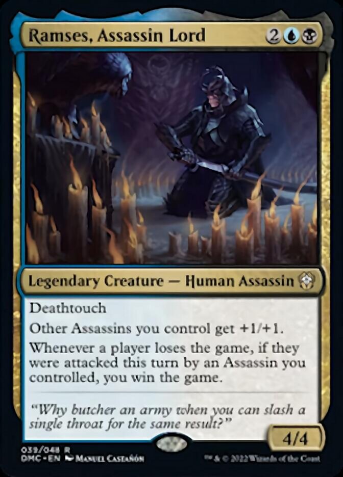 Ramses, Assassin Lord [Dominaria United Commander] | Good Games Morley