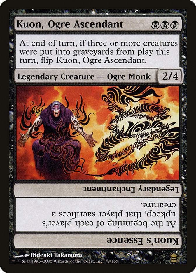 Kuon, Ogre Ascendant // Kuon's Essence 78/165 (Saviors of Kamigawa)  | Good Games Morley