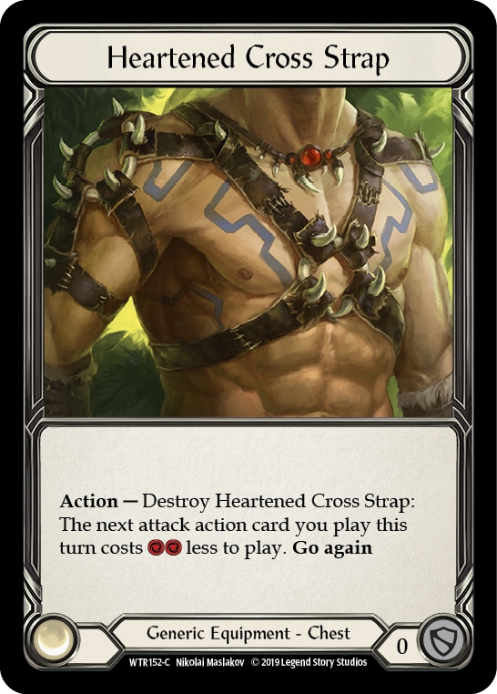 Heartened Cross Strap [WTR152-C] (Welcome to Rathe)  Alpha Print Cold Foil | Good Games Morley