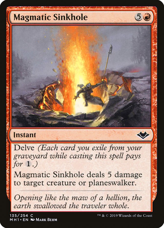 Magmatic Sinkhole 135/254 (Modern Horizons)  | Good Games Morley