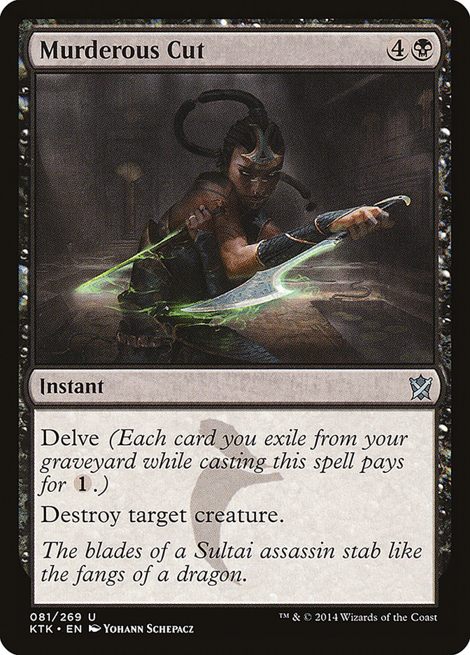 Murderous Cut 81/269 (Khans of Tarkir)  - Foil | Good Games Morley