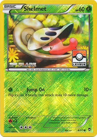 Shelmet (8/111) (League Promo 2nd Place) [XY: Furious Fists] | Good Games Morley