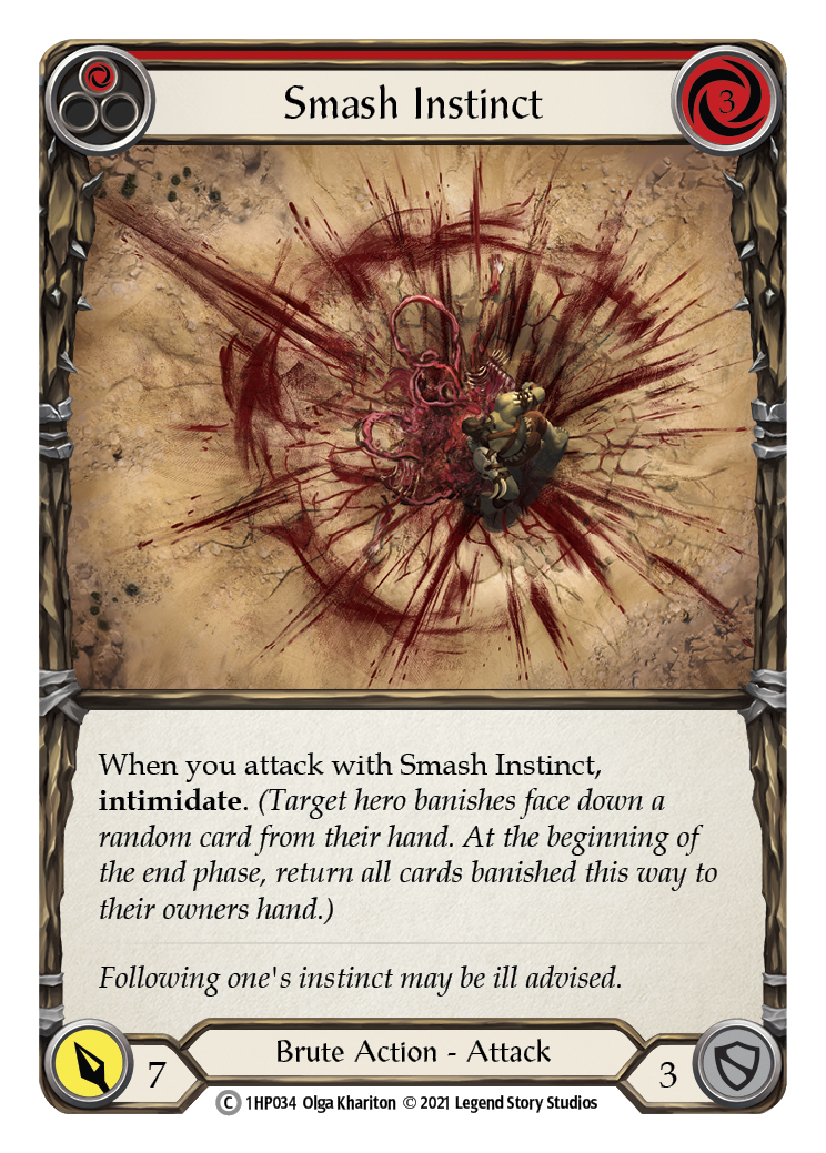 Smash Instinct (Red) [1HP034] (History Pack 1) | Good Games Morley