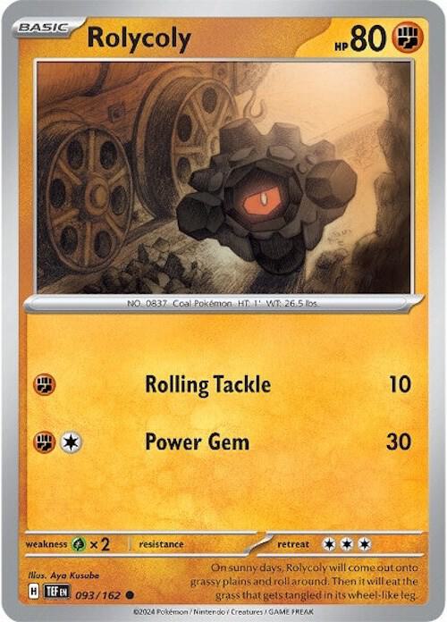Rolycoly 093/162 (SV05: Temporal Forces)  - Reverse Holofoil | Good Games Morley